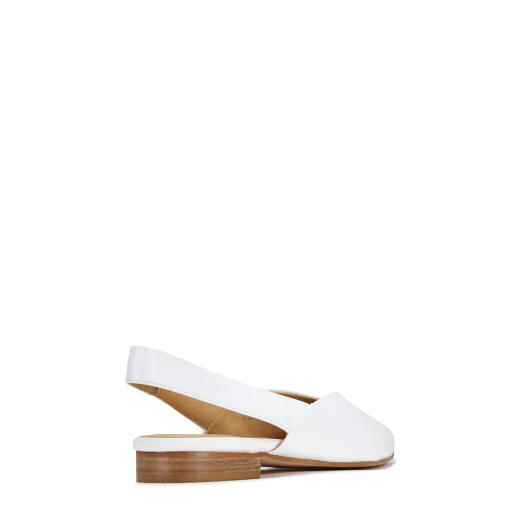 EMIRA SLING-BACK LEDERBALLERINAS