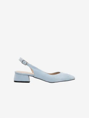 Emma Damen Slingback Schuhe | Babyblau
