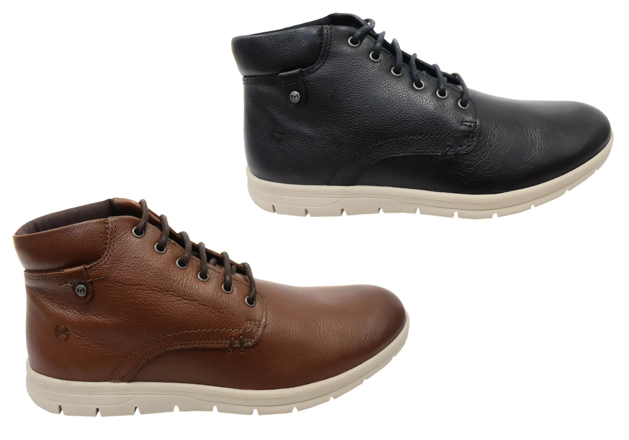 Ferricelli Trey Herren Bequeme Leder Freizeitstiefel Hergestellt In Brasilien Ferricelli Schuhe