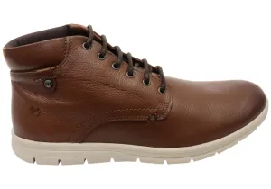 Ferricelli Trey Mens Comfortable Leather Casual Boots Made In Brazil Ferricelli Shoes