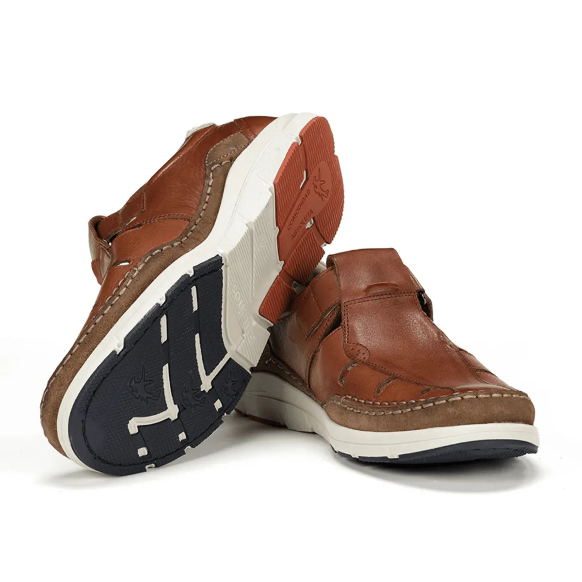 Fluchos Herren Kai Fischer Braun Leder