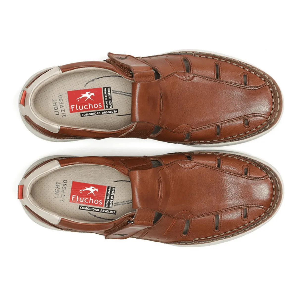 Fluchos Herren Kai Fischer Braun Leder