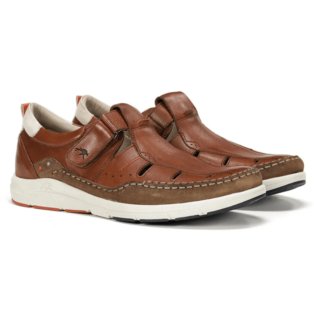 Fluchos Herren Kai Fischer Braun Leder