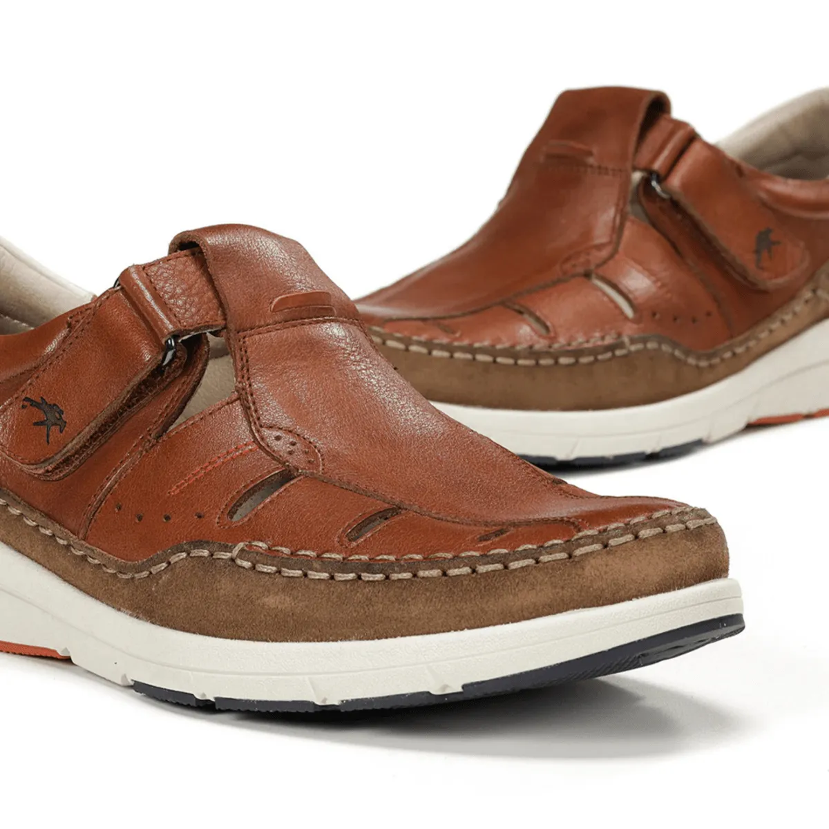 Fluchos Herren Kai Fischer Braun Leder