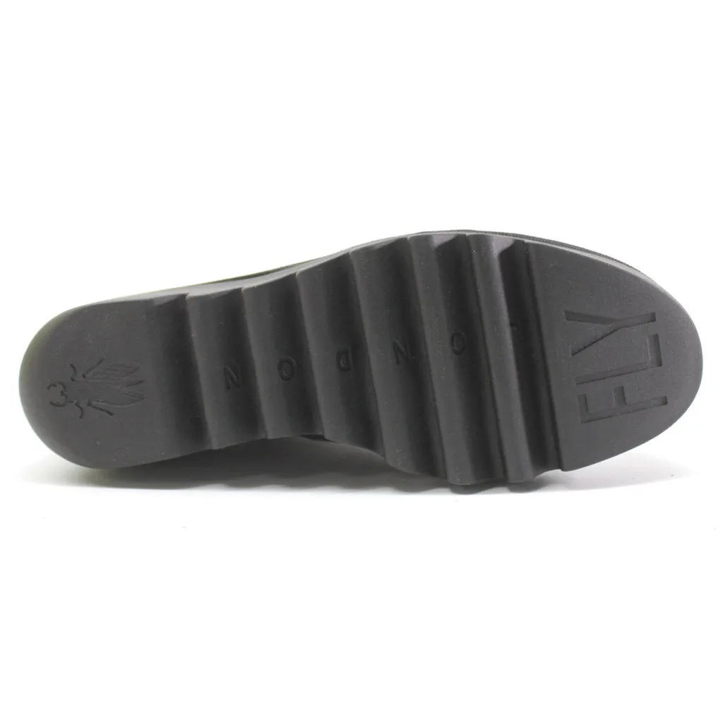 Fly London Biaz329Fly Leder Stiefeletten für Damen mit Keilabsatz