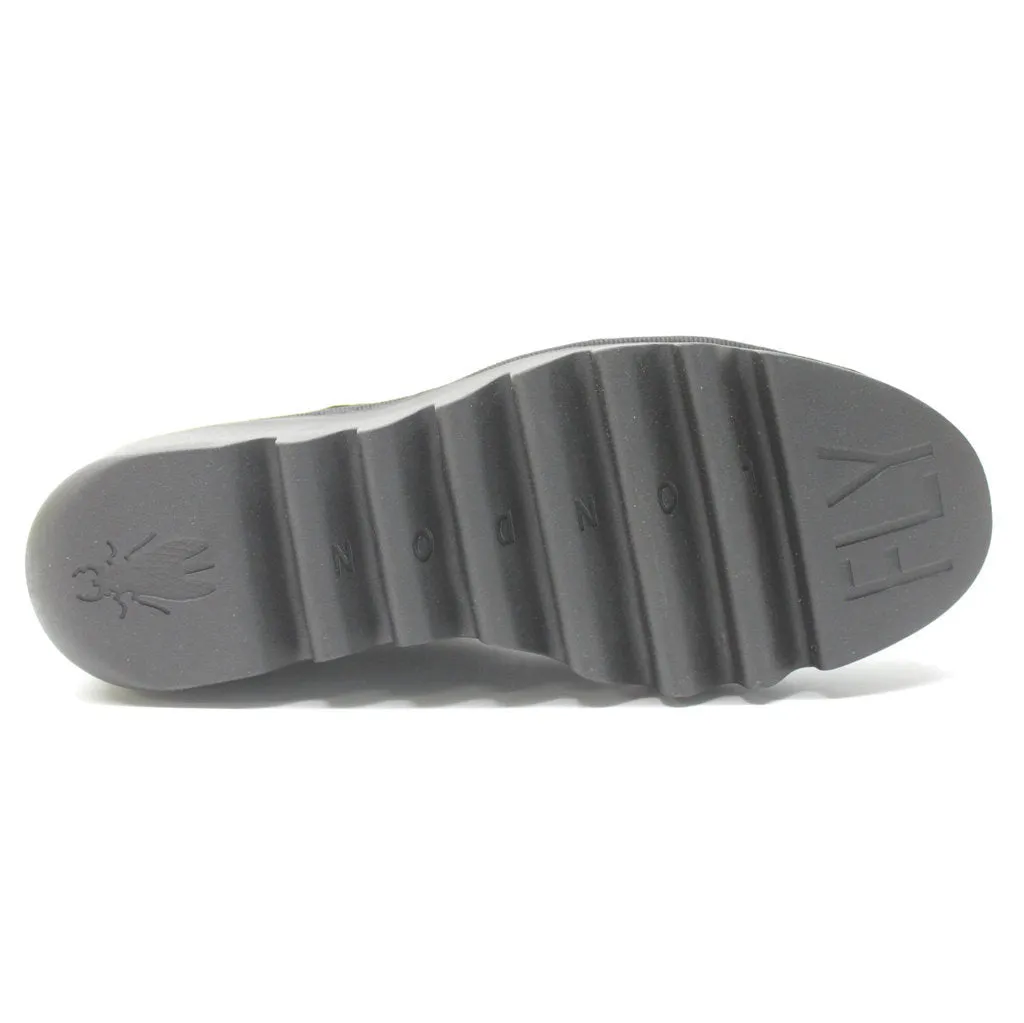 Fly London Biaz329Fly Leder Stiefeletten für Damen mit Keilabsatz