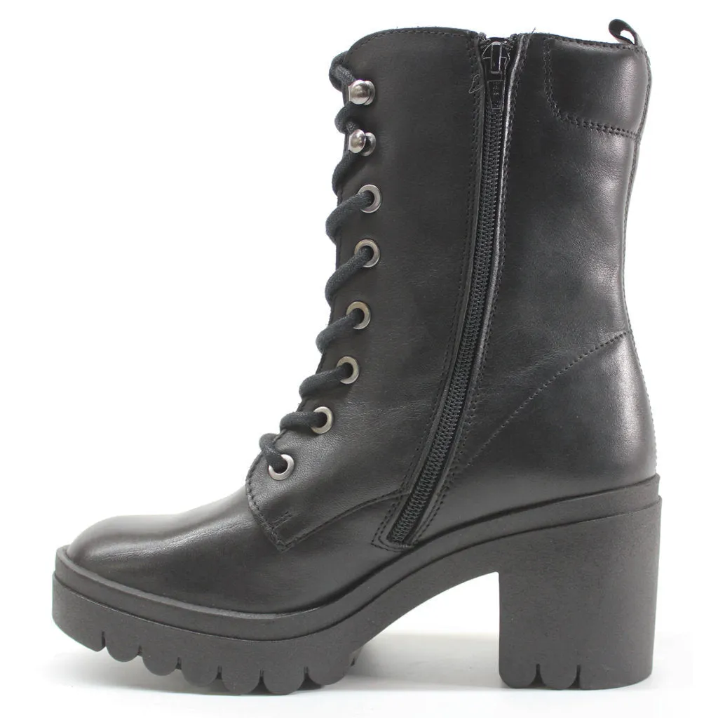 Fly London Tiel642Fly Leder Stiefeletten für Damen mit Blockabsatz