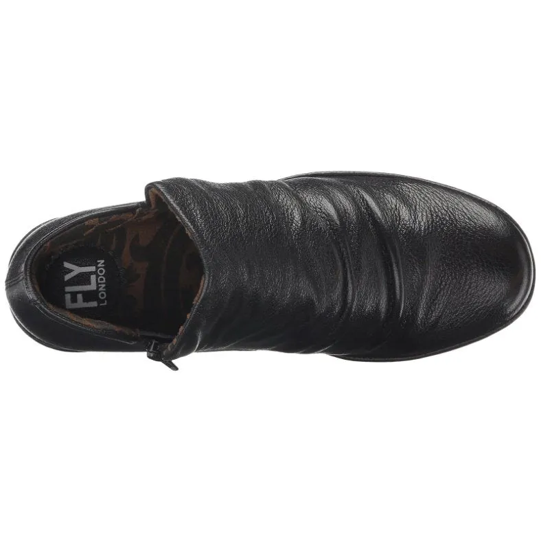 Fly London Yip Mousse Leder Damen Stiefeletten mit Reißverschluss
