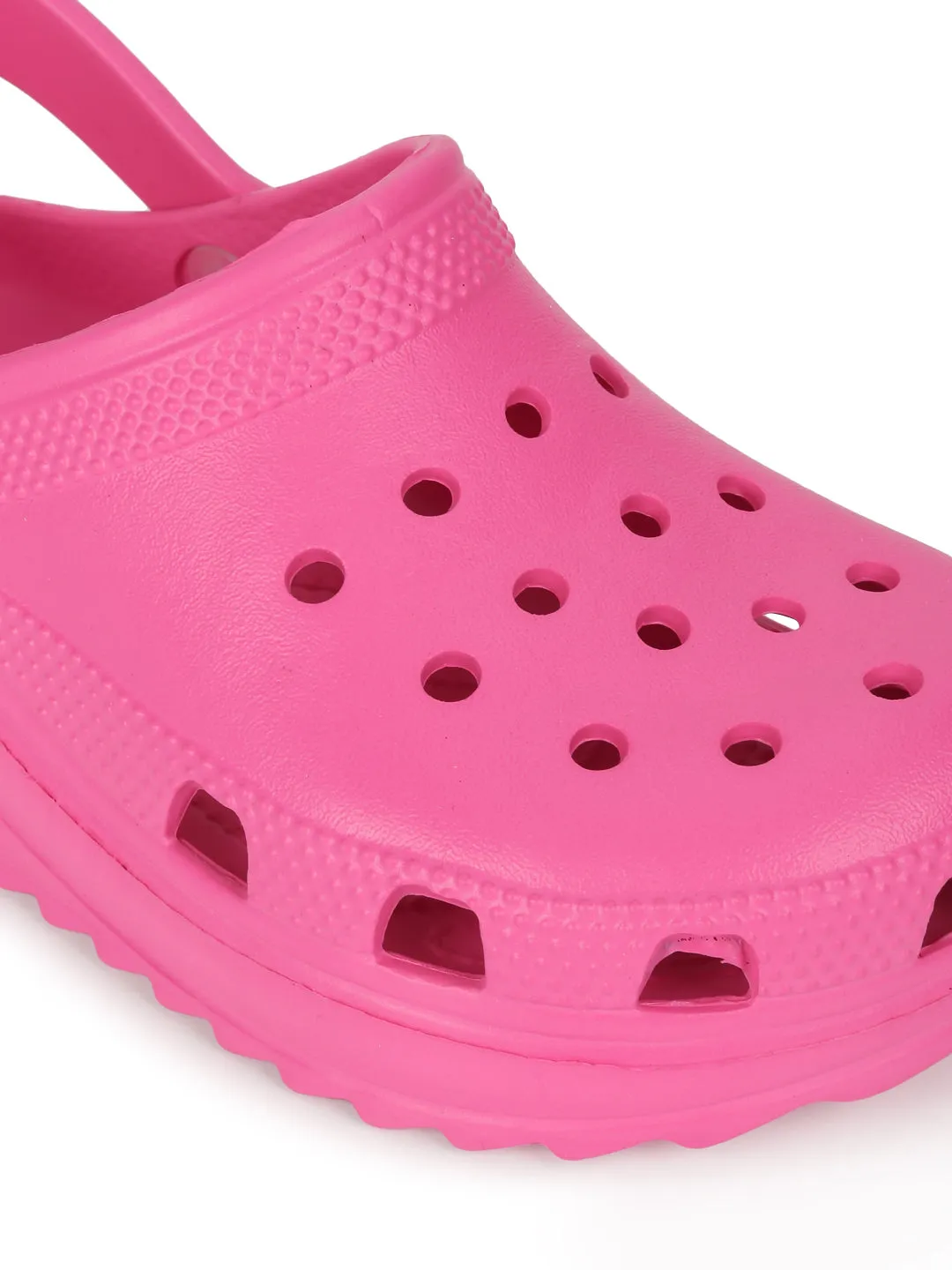 Fuchsia PU Schlupf-Croc-Flats (TC-EZ0129-01-FUC)