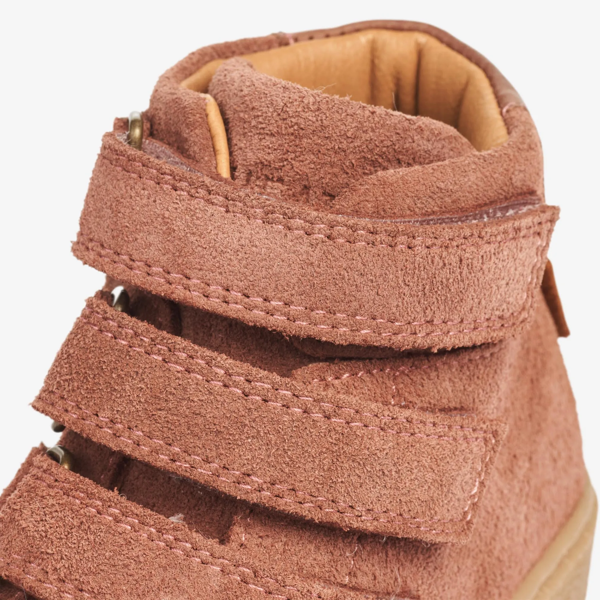 Gerd Tex Klettverschluss-Stiefelette - staubiges Rouge