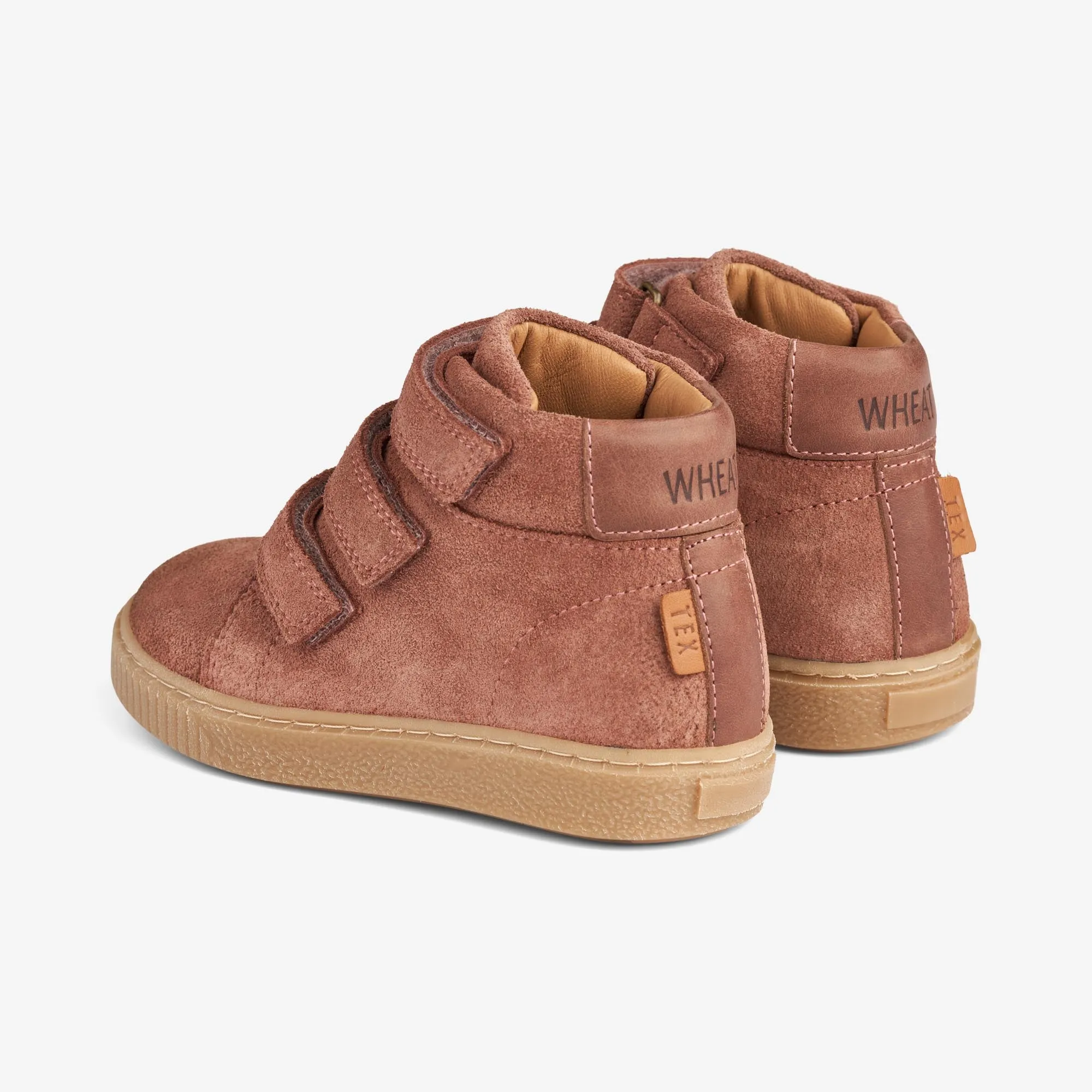 Gerd Tex Klettverschluss-Stiefelette - staubiges Rouge