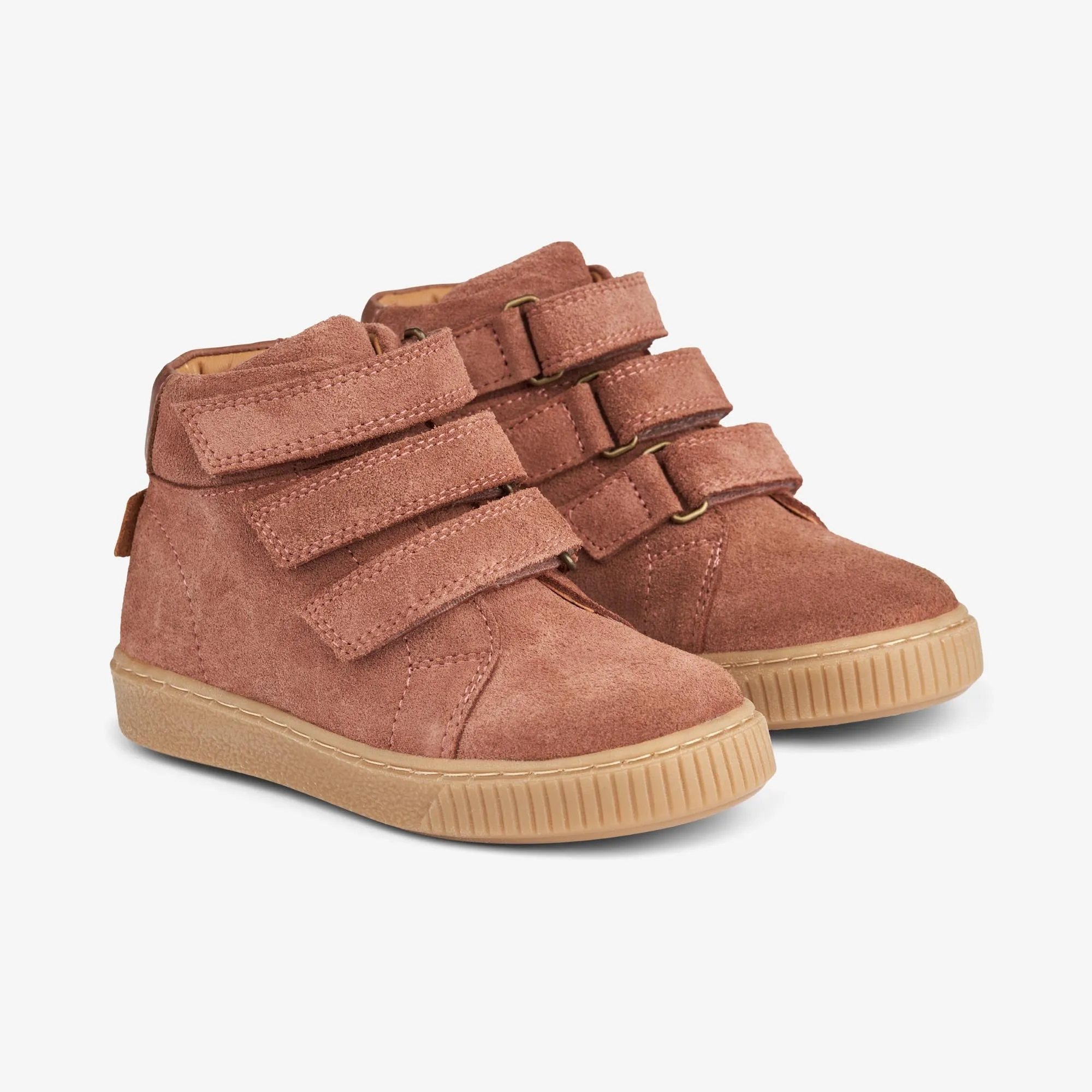 Gerd Tex Klettverschluss-Stiefelette - staubiges Rouge