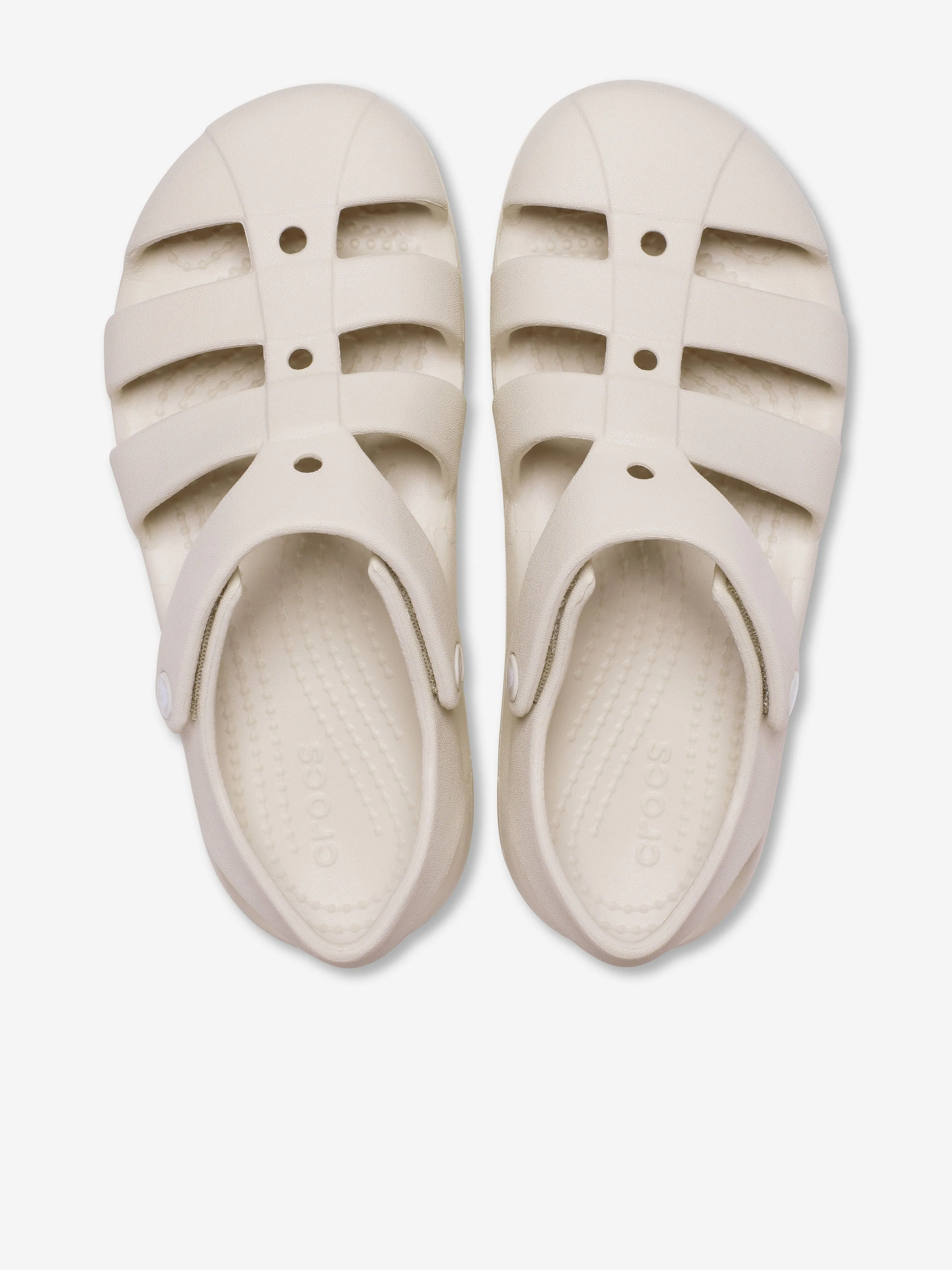 Klassische Fischer-Sandalen für Mädchen in Beige