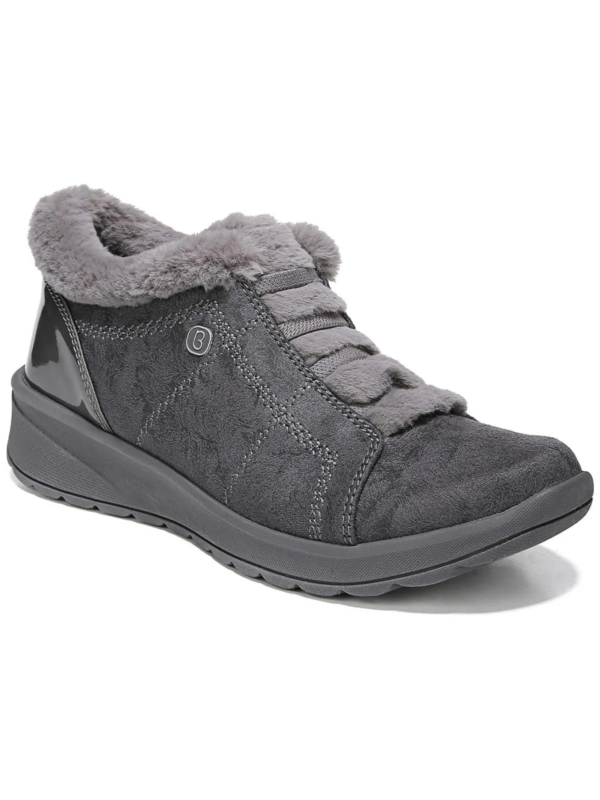Goldene Damen Sneakers mit Kunstfellfutter Modische Hey Dude Schuhe