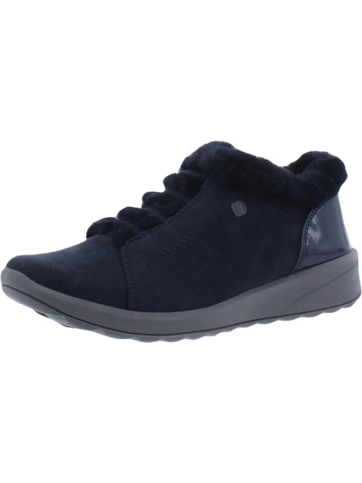 Goldene Damen Sneakers mit Kunstfellfutter Modische Hey Dude Schuhe