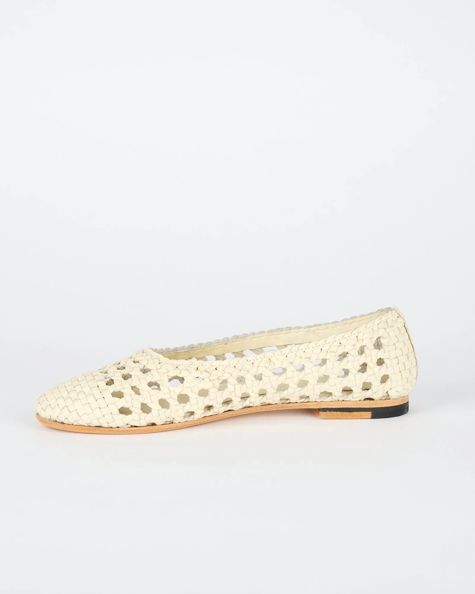 Greene Ballettflach in Off-White
