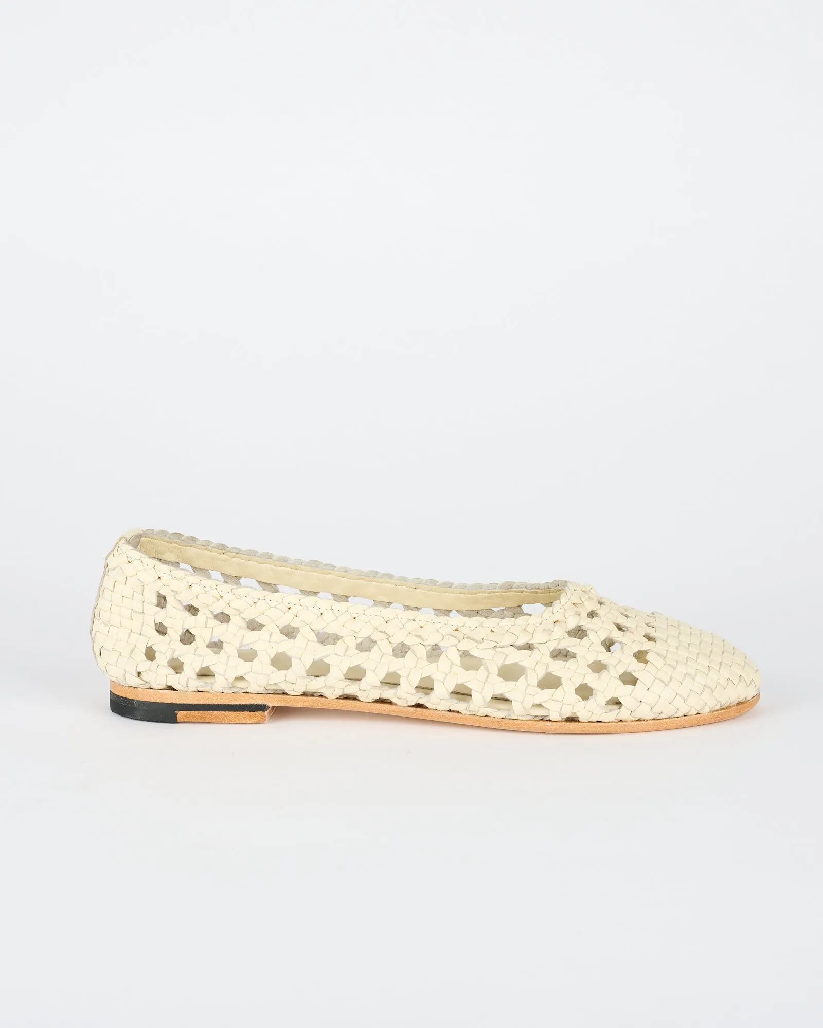 Greene Ballettflach in Off-White
