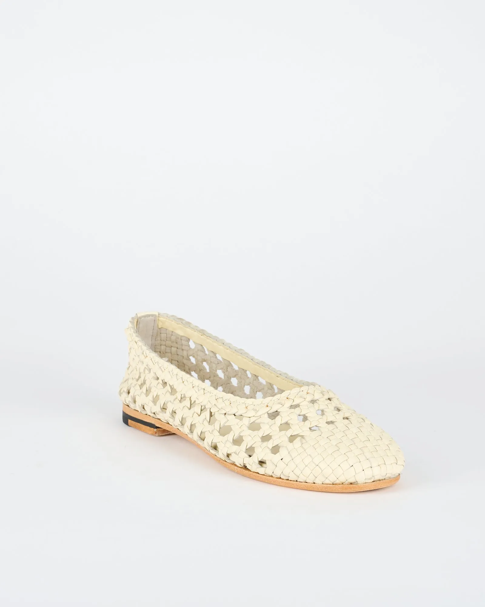 Greene Ballettflach in Off-White