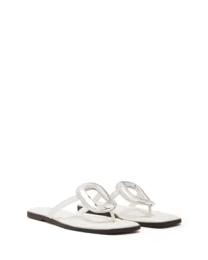Guild Thong Sandal Weiß Glatt