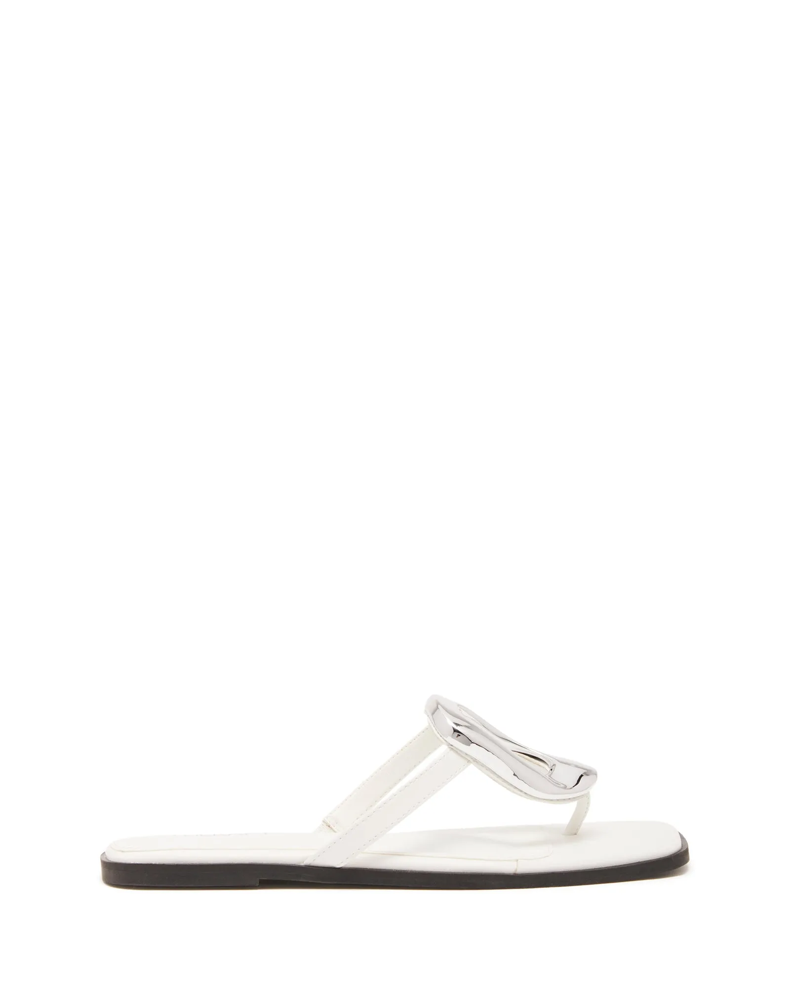 Guild Thong Sandal Weiß Glatt