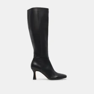 GYRA STIEFEL AUS SCHWARZEM LEDER