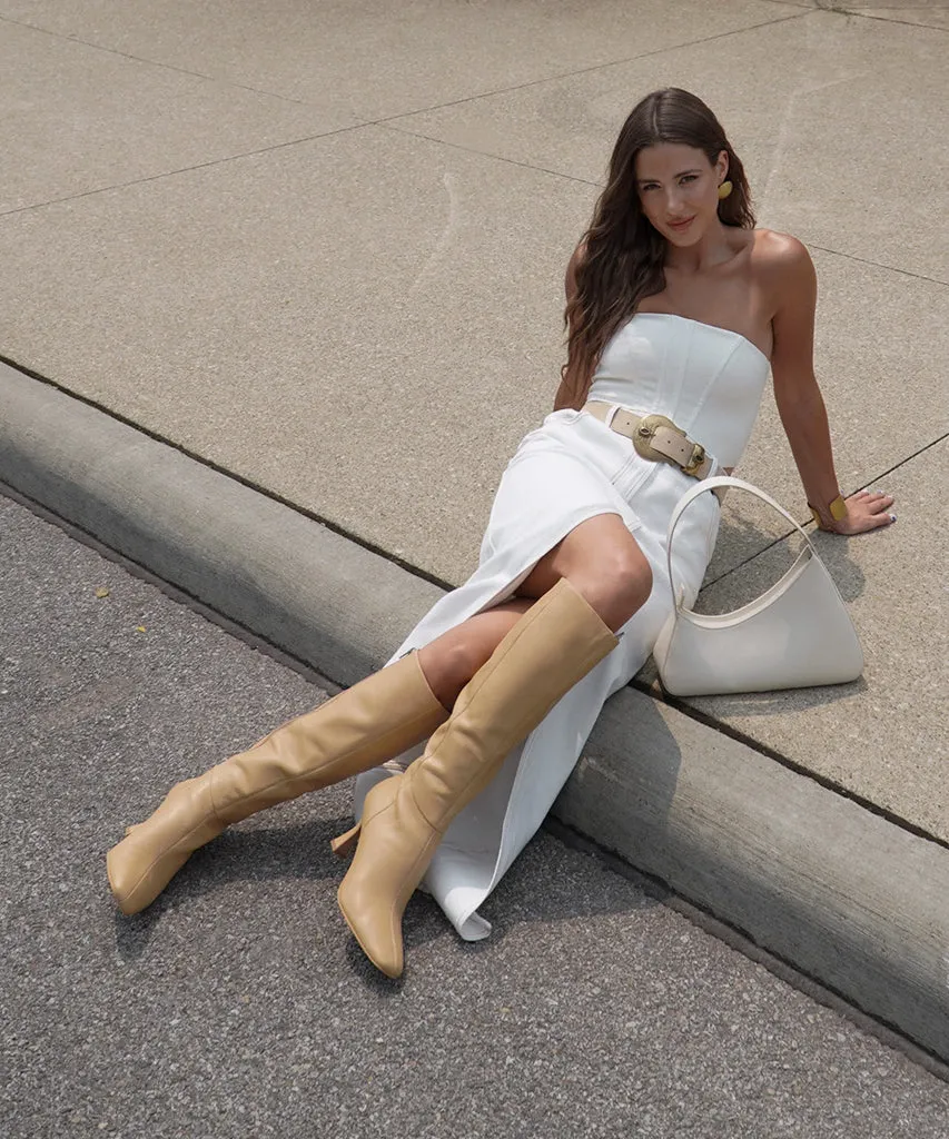 GYRA STIEFEL IN BRAUNEM LEDER