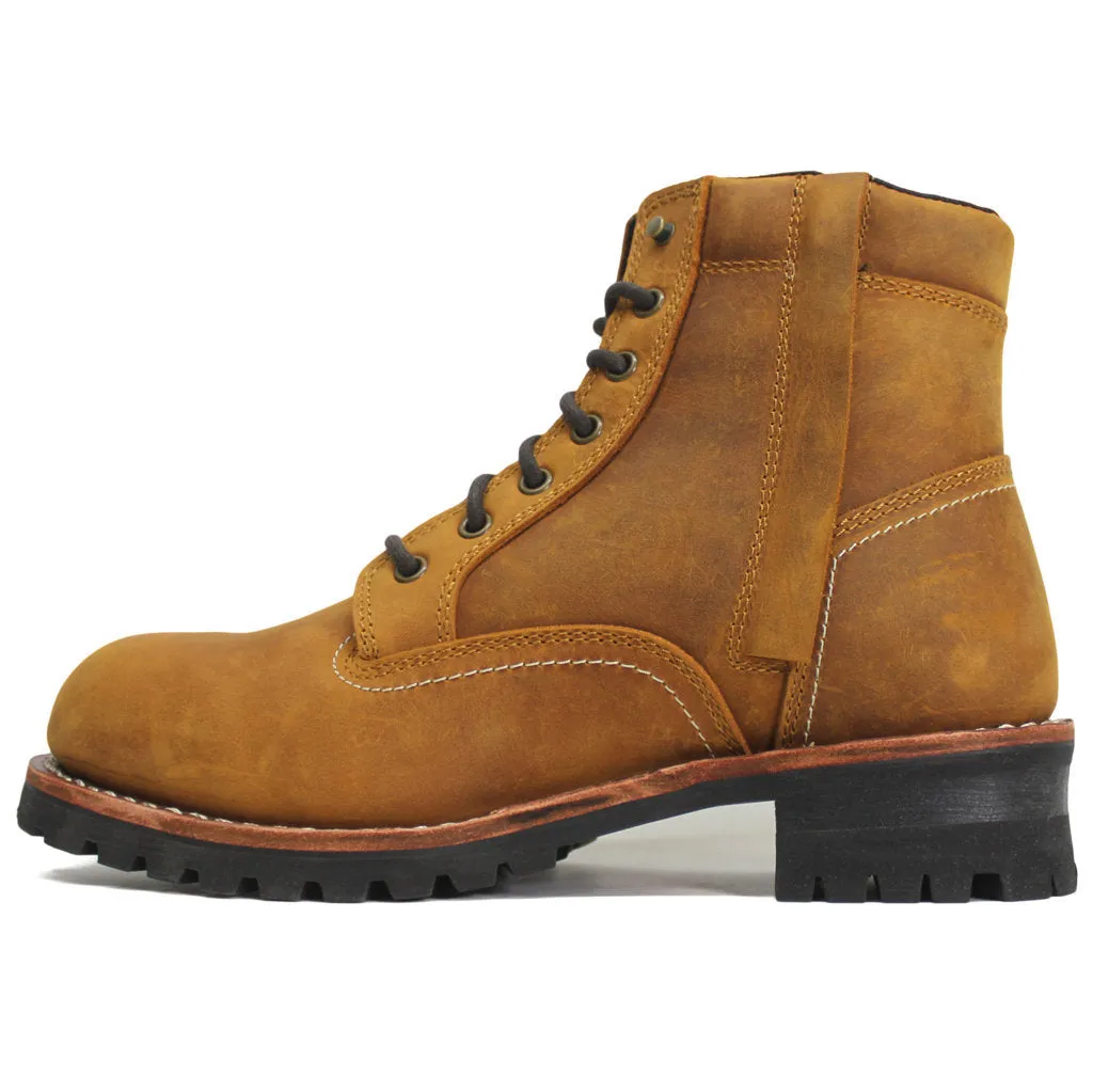 Harley Davidson Bentler 6 Zoll Herren Biker-Stiefel aus Vollrindleder