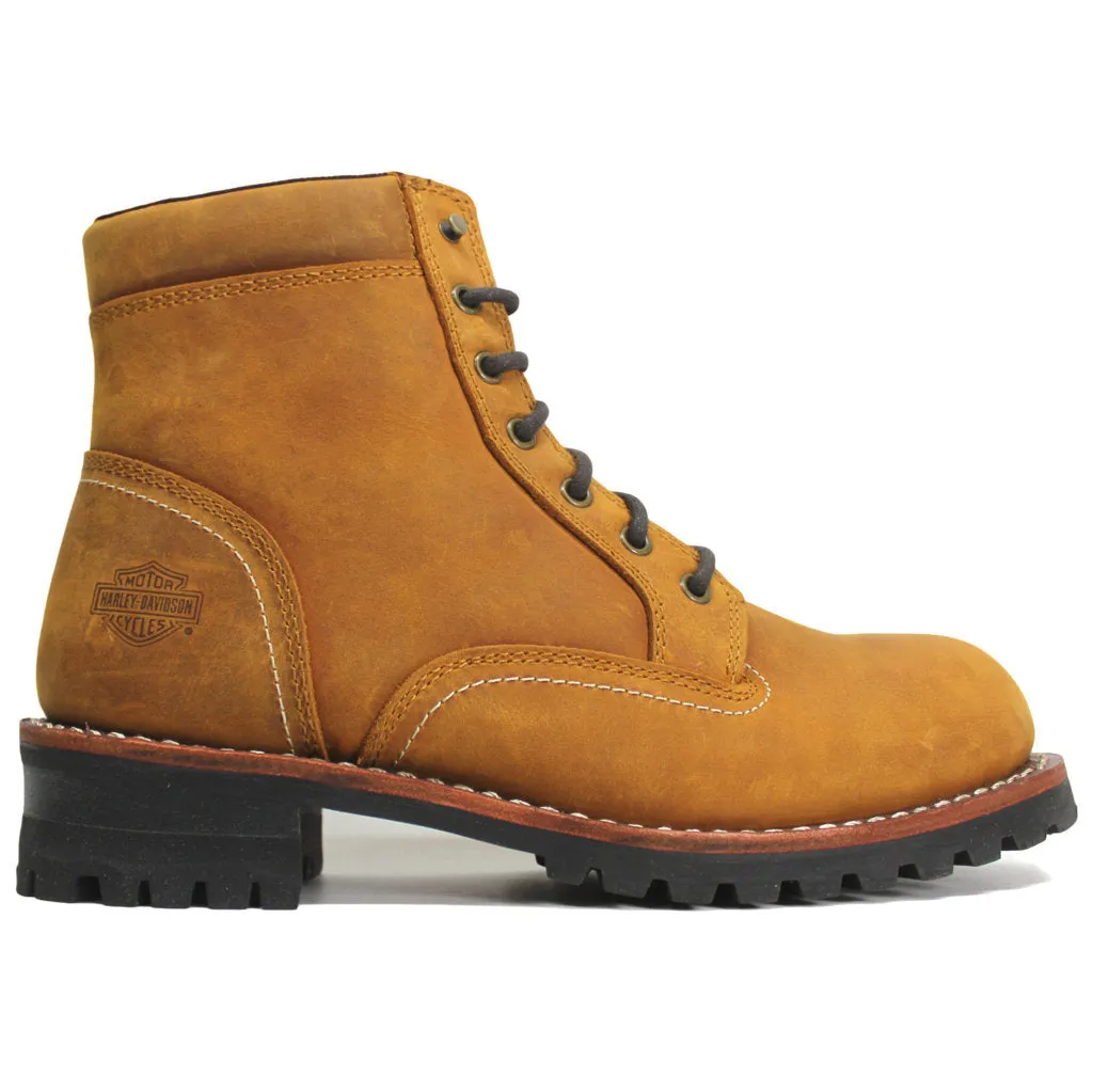 Harley Davidson Bentler 6 Zoll Herren Biker-Stiefel aus Vollrindleder