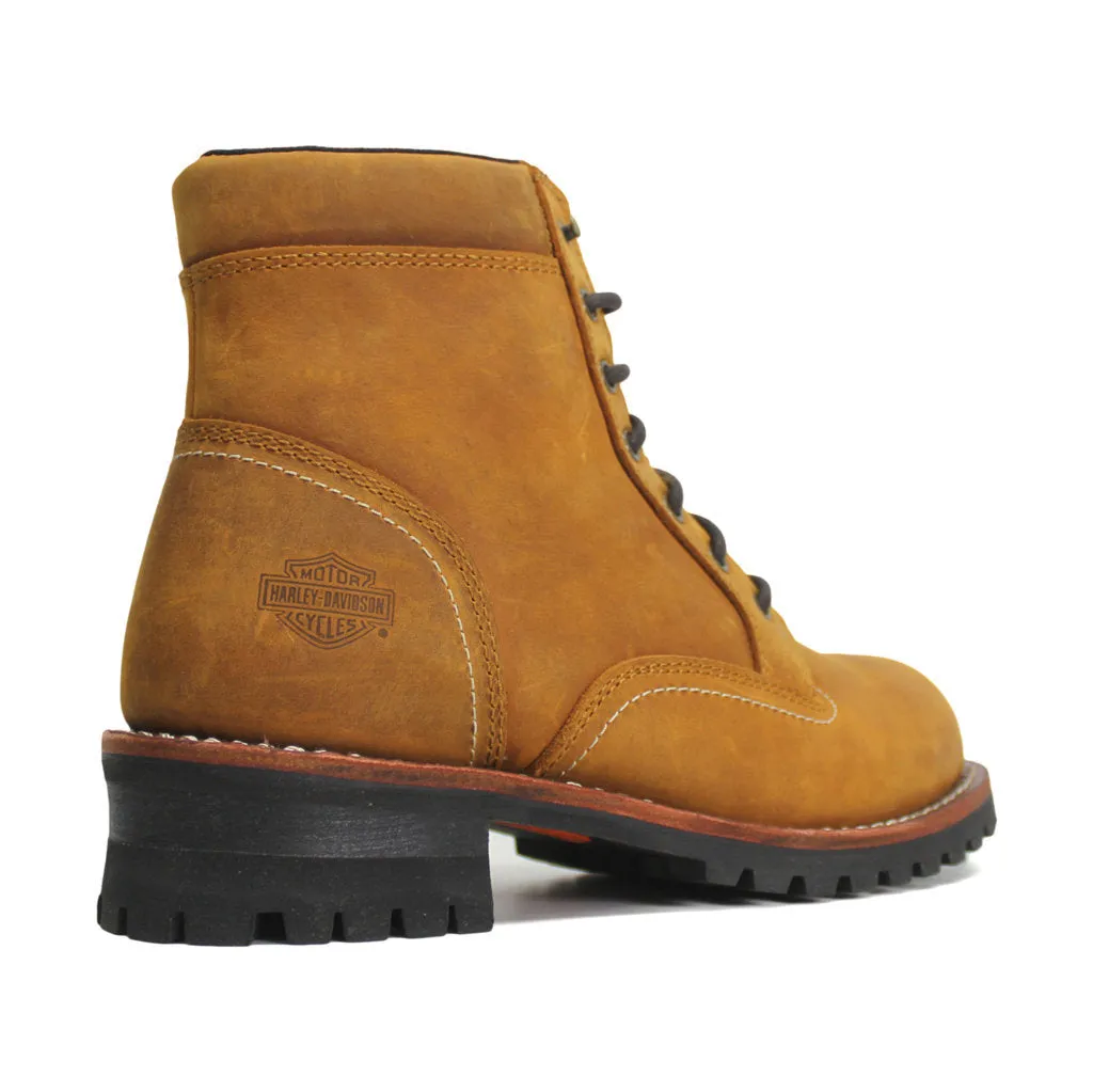Harley Davidson Bentler 6 Zoll Herren Biker-Stiefel aus Vollrindleder