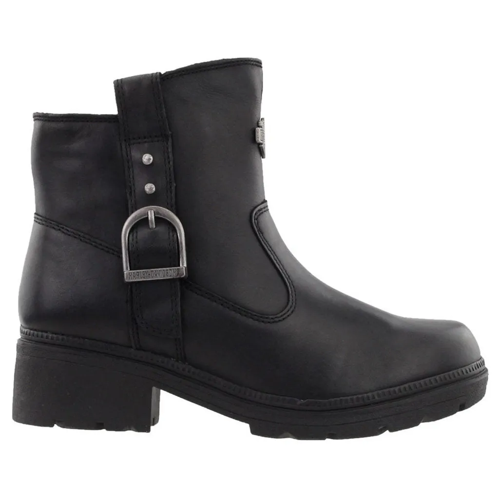 Harley Davidson Madera Vollnarbenleder Damen-Reitstiefel