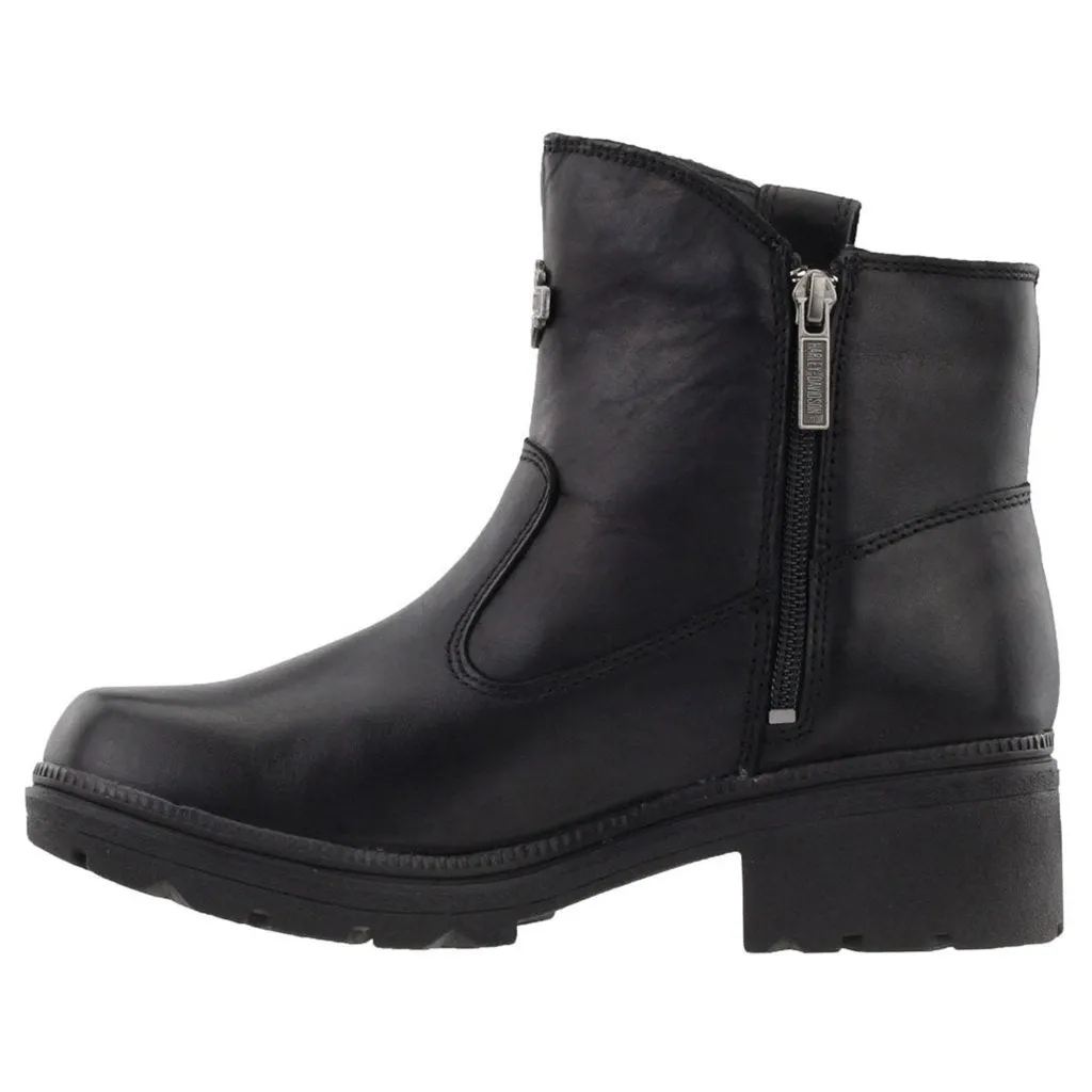 Harley Davidson Madera Vollnarbenleder Damen-Reitstiefel