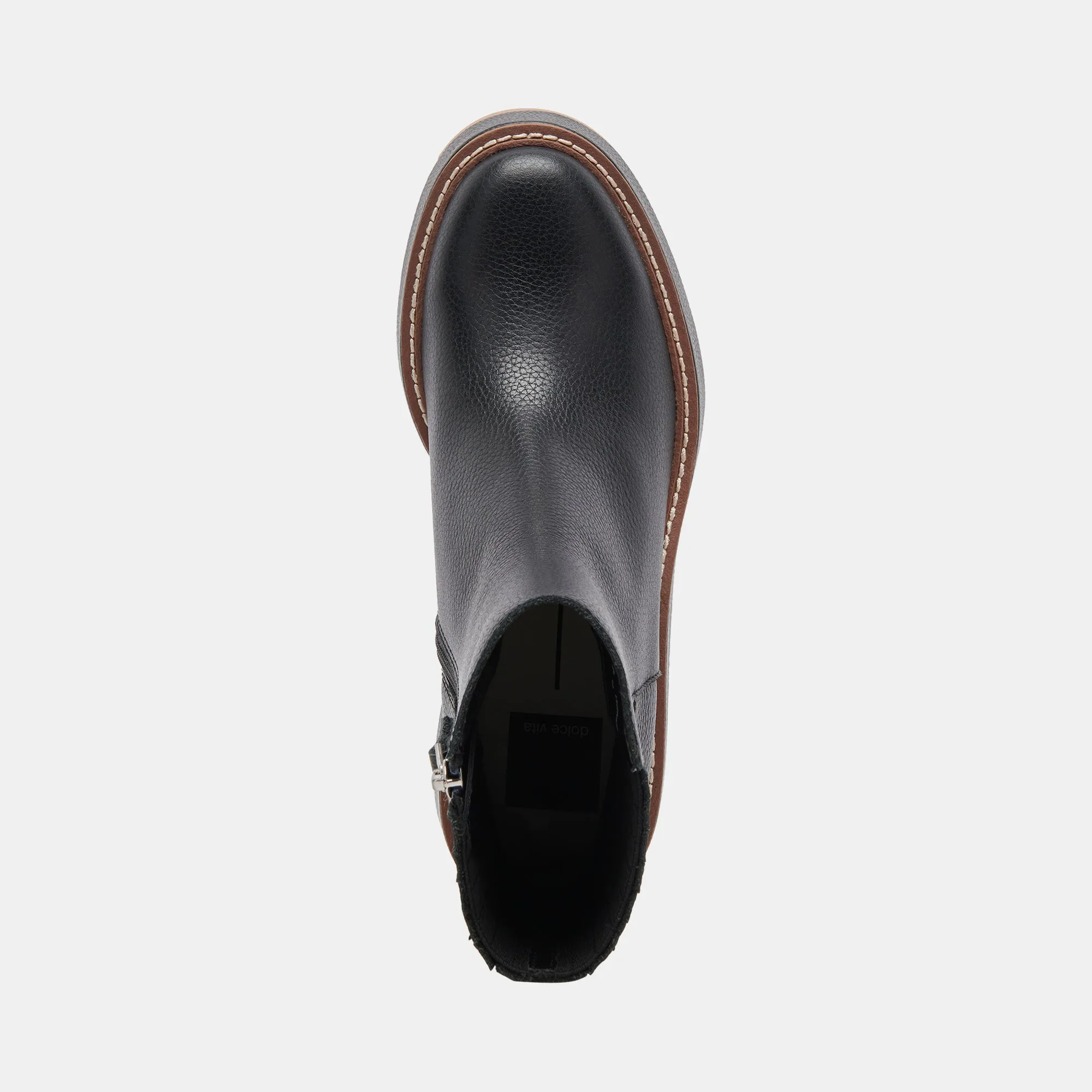 HILDE STIEFEL SCHWARZES LEDER