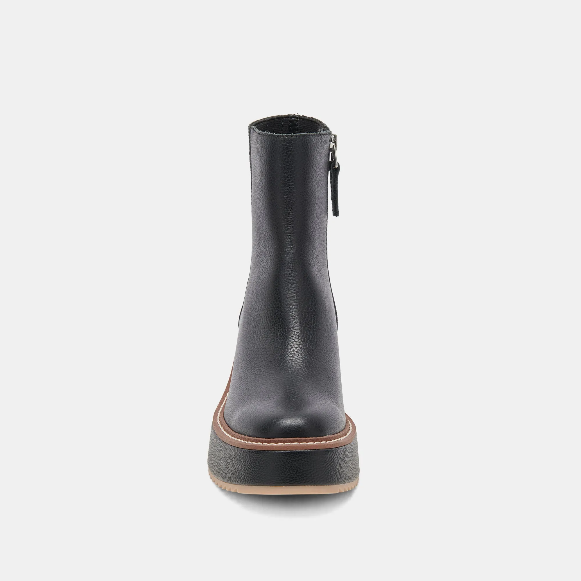 HILDE STIEFEL SCHWARZES LEDER