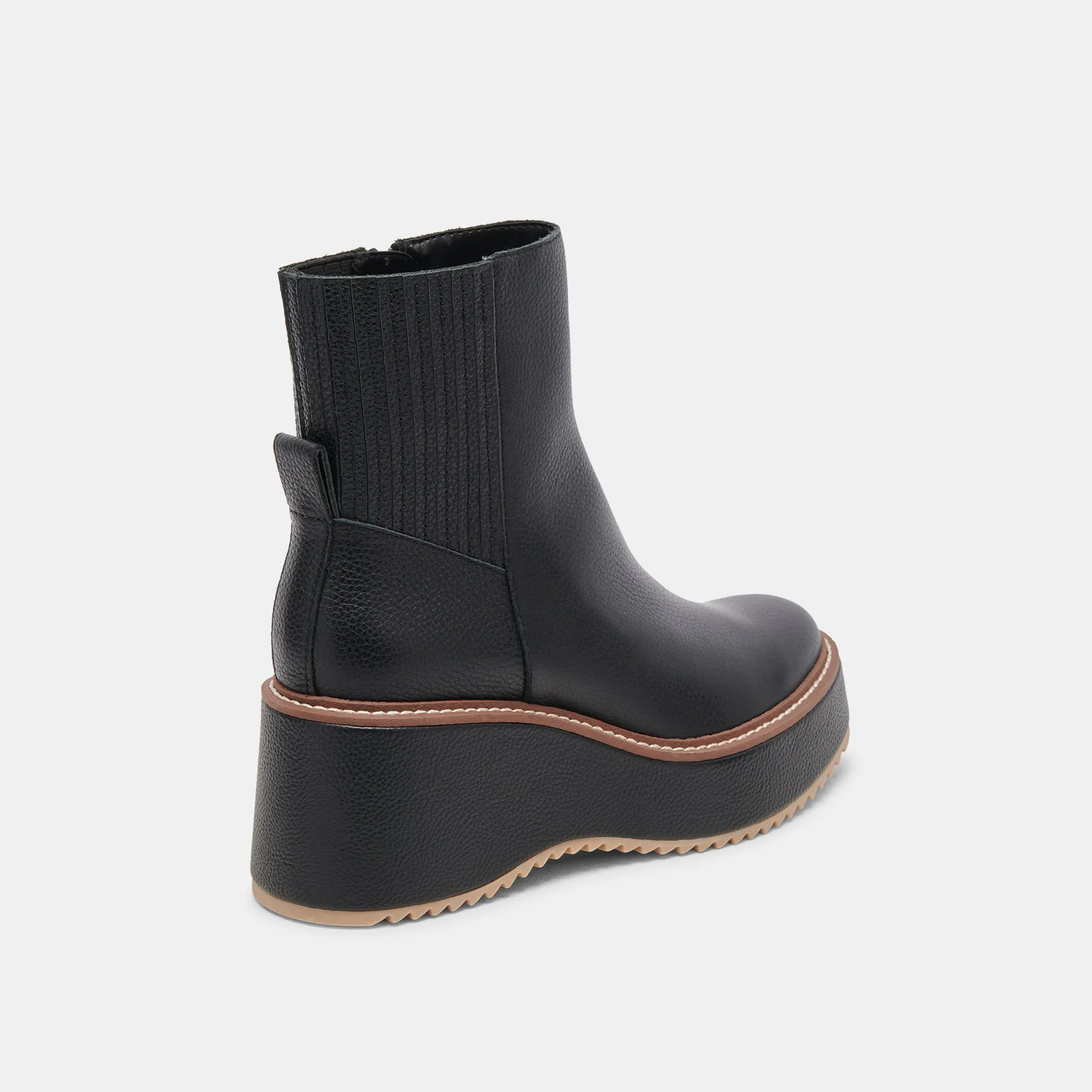 HILDE STIEFEL SCHWARZES LEDER