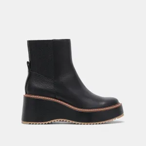 HILDE STIEFEL SCHWARZES LEDER