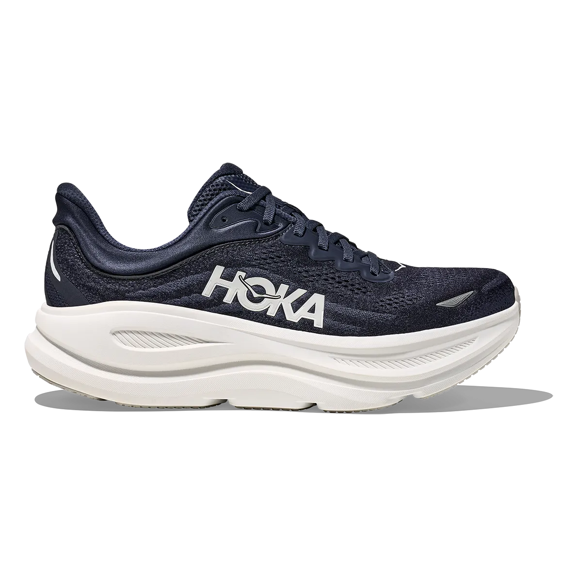 Hoka Bondi 9 Varsity Navy - Weiß