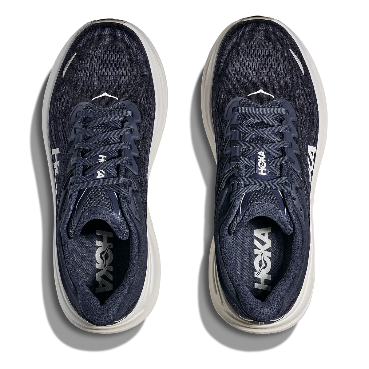 Hoka Bondi 9 Varsity Navy - Weiß