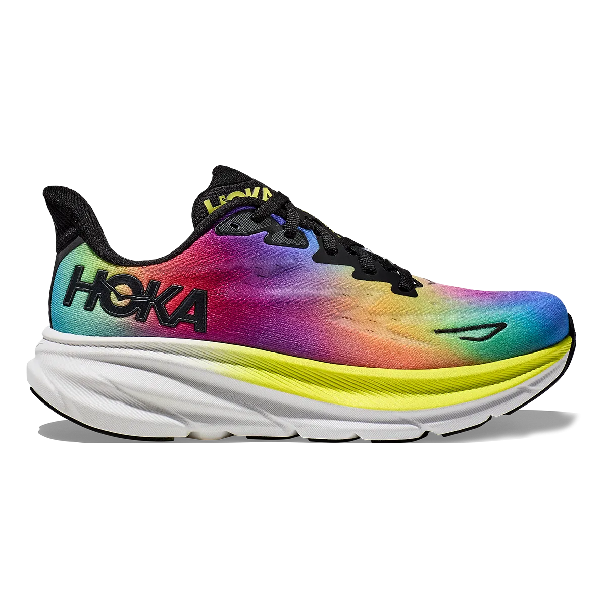 Hoka Clifton 9 - Schwarz - Mehrfarbig