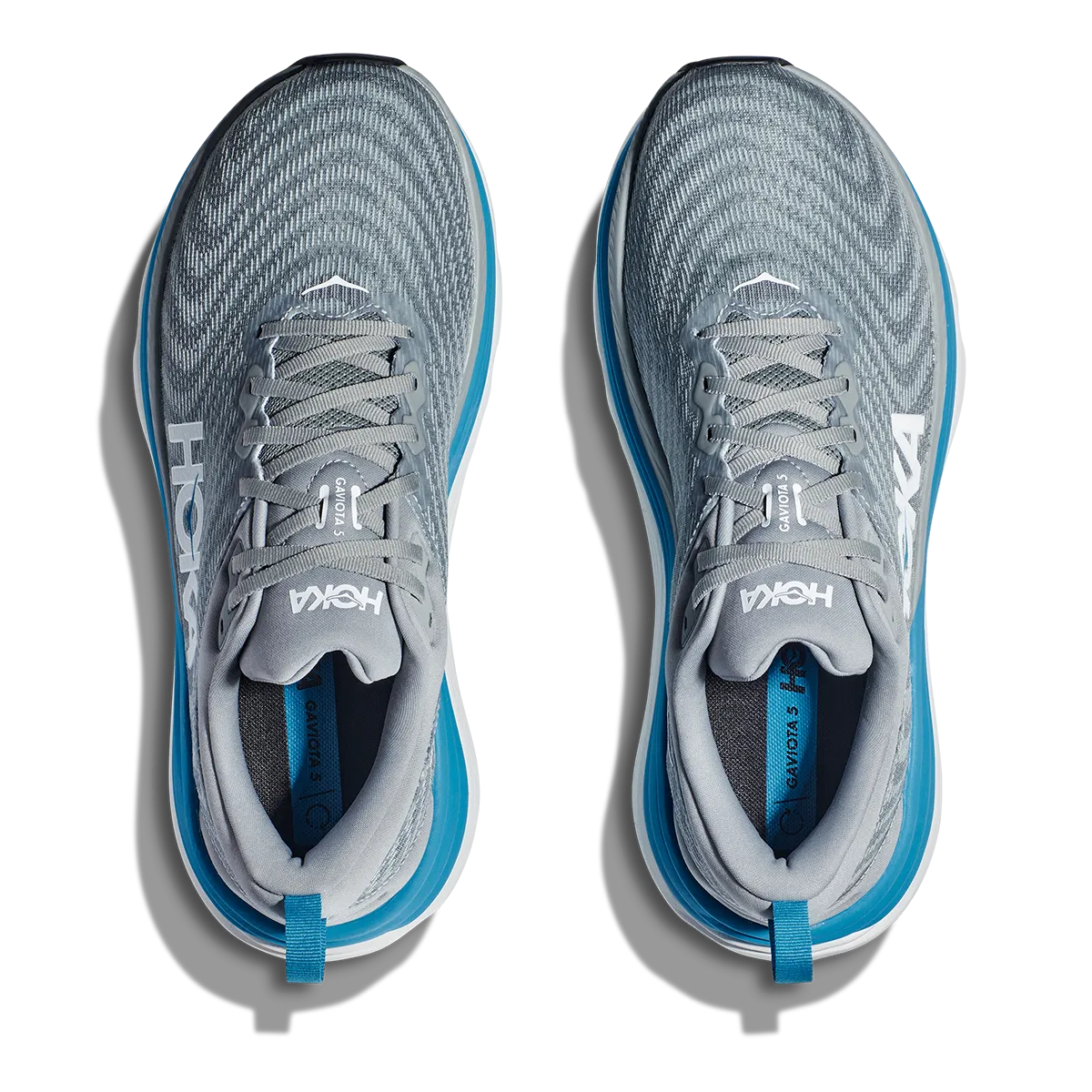 Hoka Gaviota 5 - Kalkstein - Diva Blau