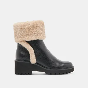 HUG H2O STIEFEL AUS SCHWARZEM LEDER