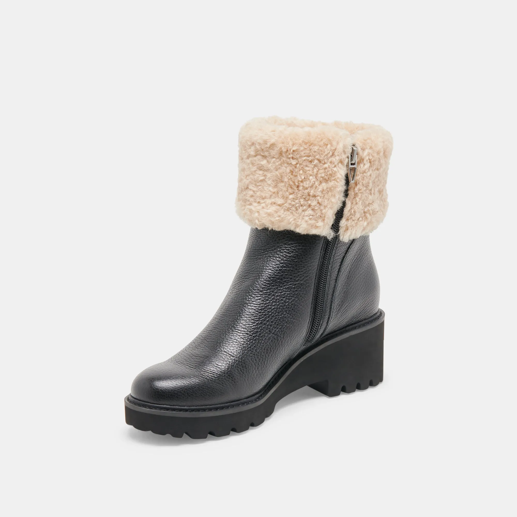HUG H2O STIEFEL AUS SCHWARZEM LEDER