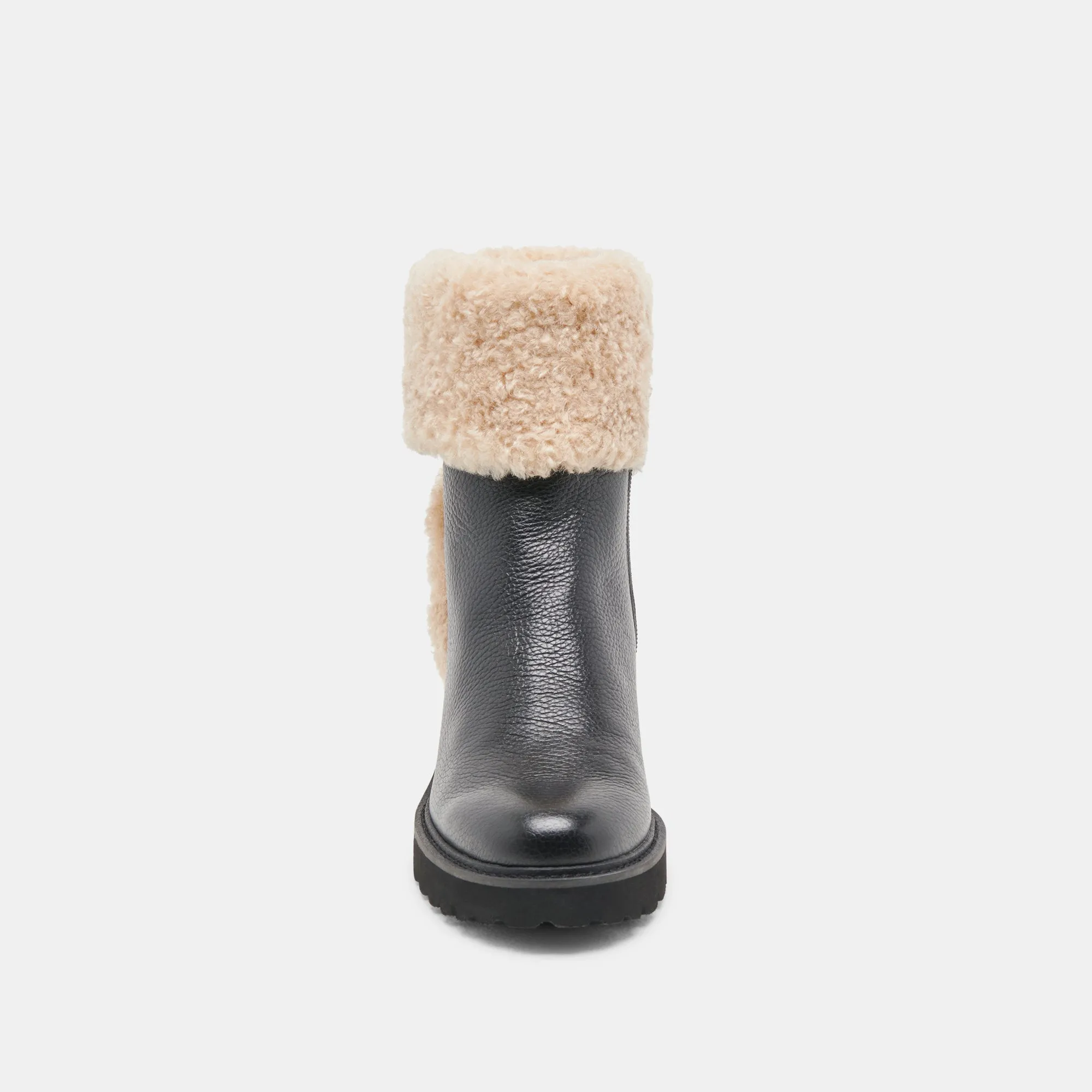 HUG H2O STIEFEL AUS SCHWARZEM LEDER