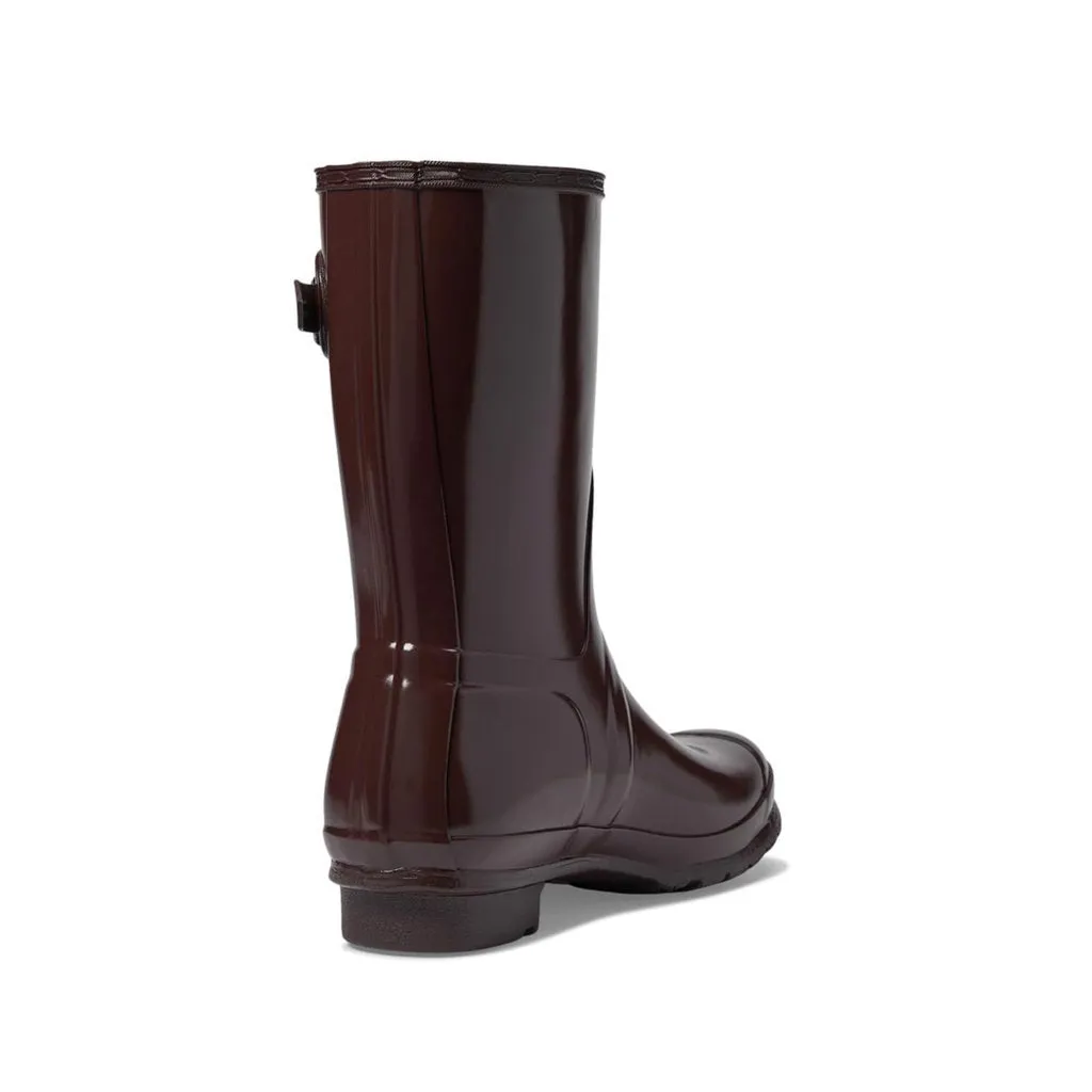Hunter Original Glanz-Gummistiefel für Damen, kurz