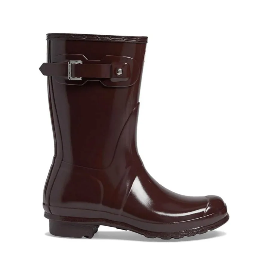 Hunter Original Glanz-Gummistiefel für Damen, kurz