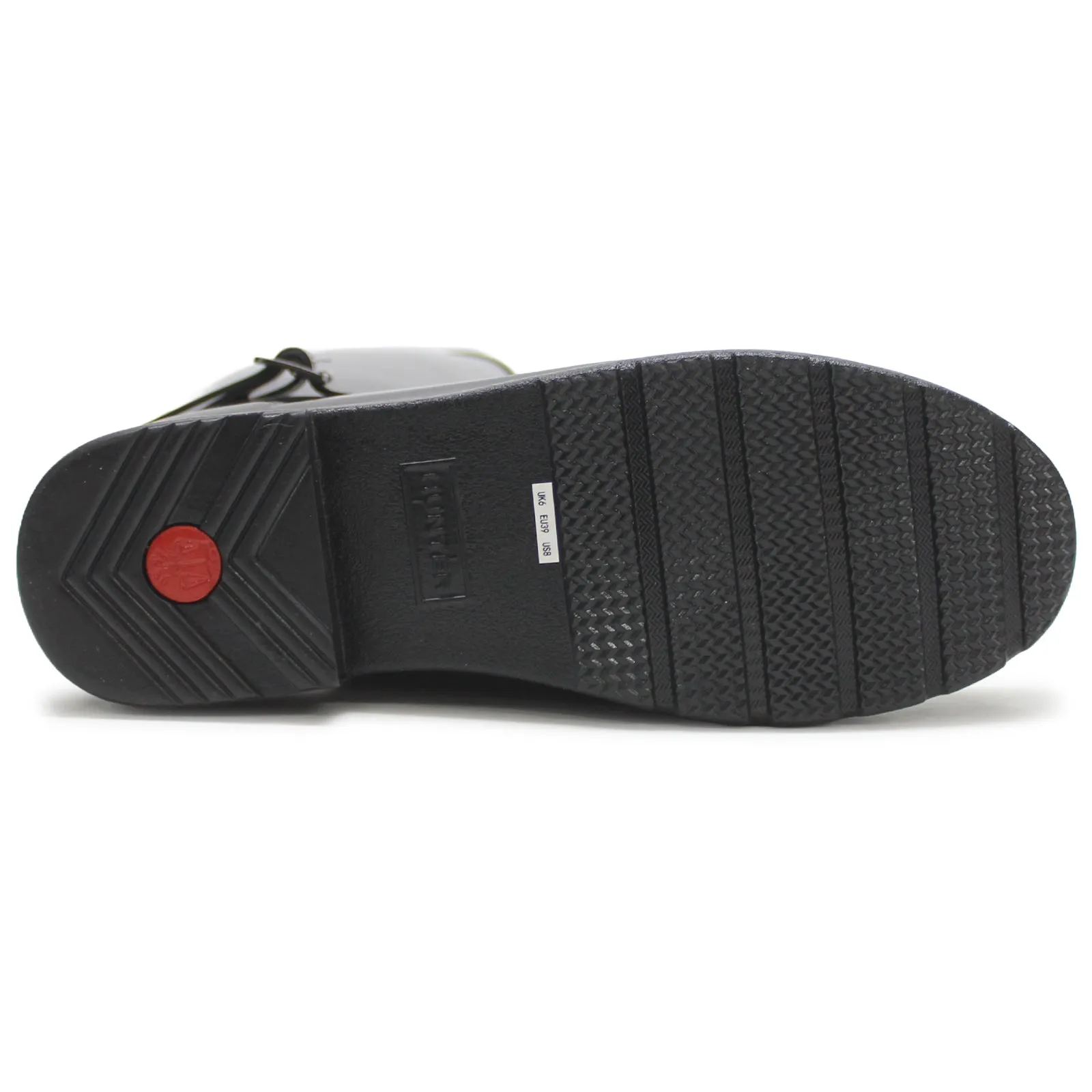 Hunter Hochglanz-Gummistiefel für Damen, verstellbar, hoch