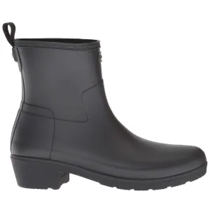 Hunter Verfeinerte Niedrige Absatz Gummistiefel Kurze Damen Gummistiefel
