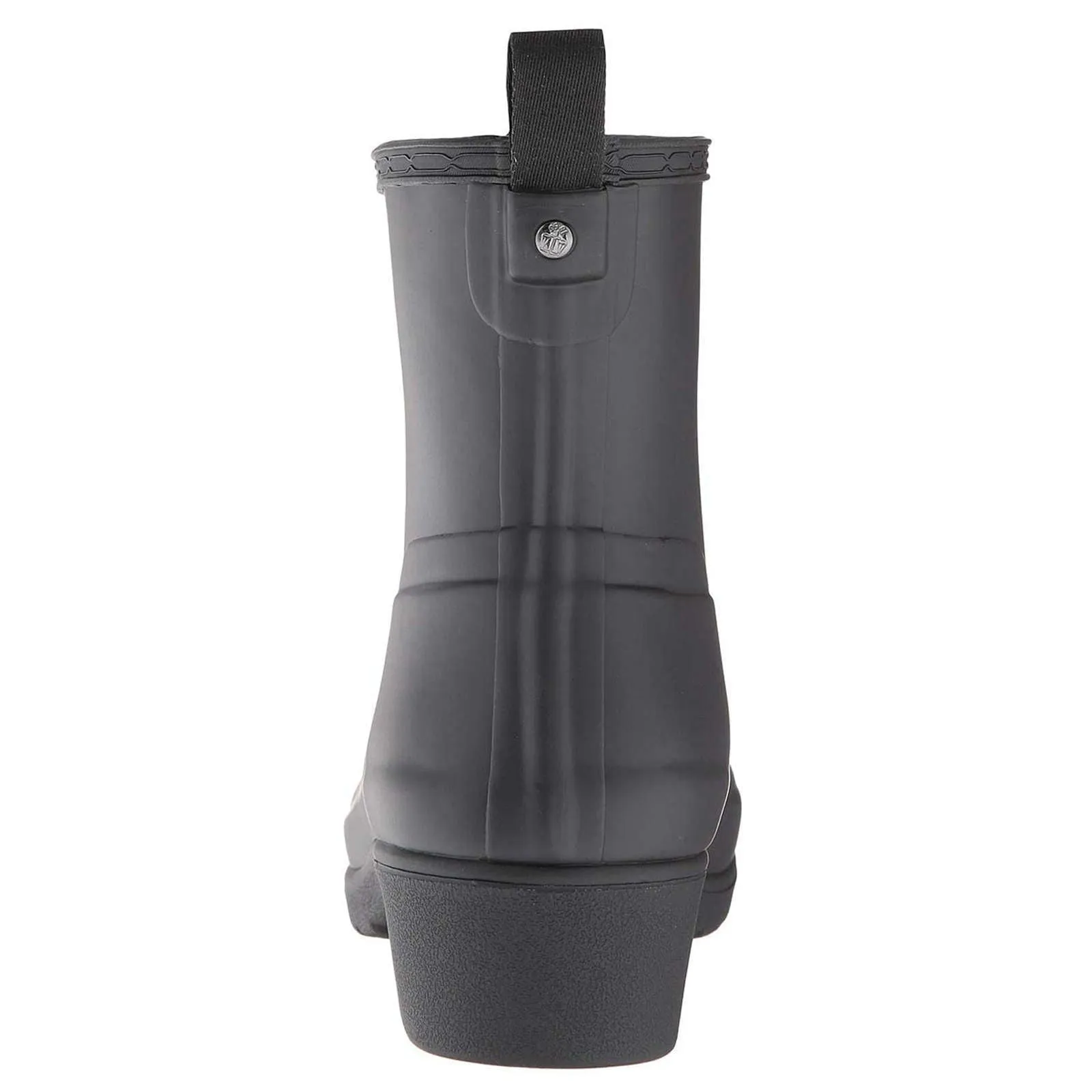 Hunter Verfeinerte Niedrige Absatz Gummistiefel Kurze Damen Gummistiefel