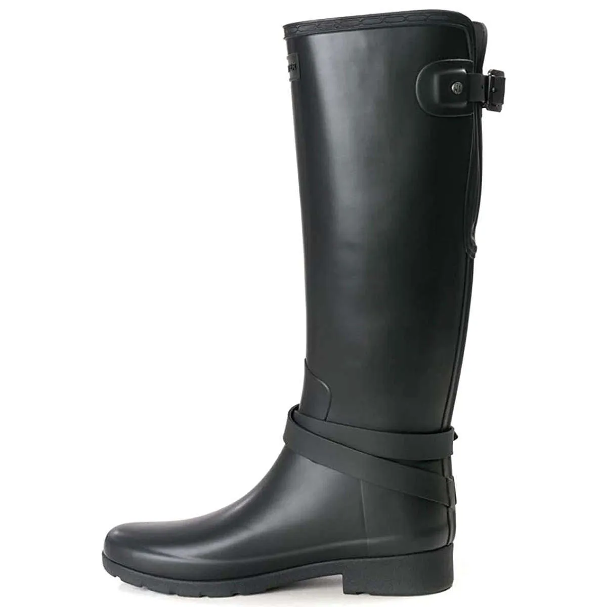 Hunter Verfeinerte Gummistiefel für Damen, Höhenverstellbare Lange Gummistiefel