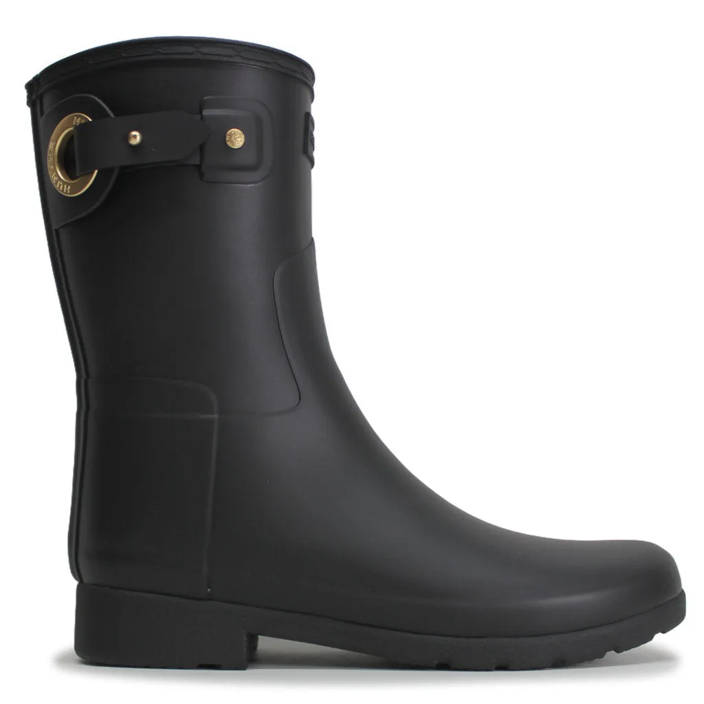 Hunter Verfeinerte Kurze Ösen Gummi Textil Damen Stiefeletten