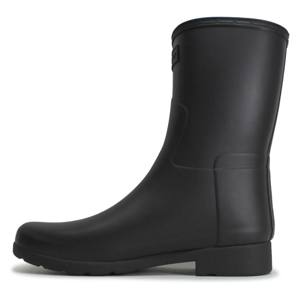 Hunter Verfeinerte Kurze Ösen Gummi Textil Damen Stiefeletten